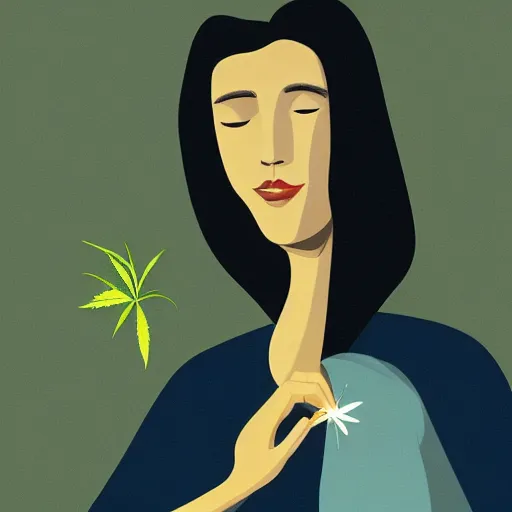 Image similar to portrait of a working young australian woman with a one paper joint alight smoking after a hard days work ; cannabis. octane 4 k render natural skin tones, by eyvind earle, australian illustration