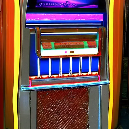 Prompt: jukebox, superb resolution