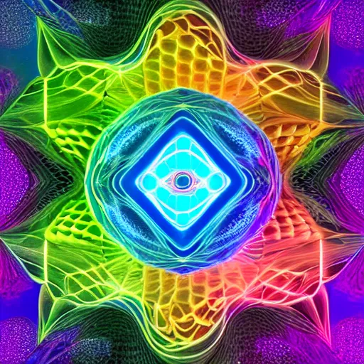 Image similar to 4 d, tesseract, fractles, infinity, psychedelic, space, time, fourth dimension