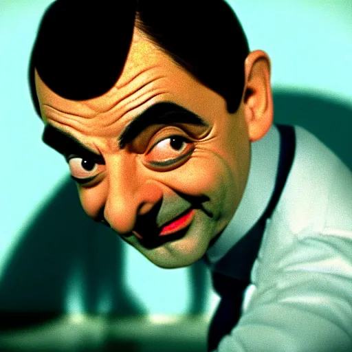 mr. bean as a male pinup. movie still. cinematic | Stable Diffusion |  OpenArt