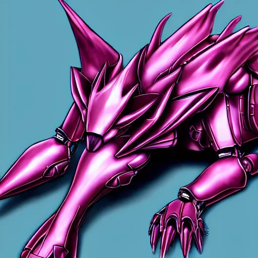 Image similar to very close up foot pov shot, detailed foot shot, paw art, hyperdetailed elegant beautiful stunning hot anthropomorphic mecha female dragon, sharp silver armor fuchsia skin, laying down showing quality mecha dragon feet at camera, furry paw, anthro paw, dragon paw, claws, sleek legs, warframe fanart, furaffinity, deviantart, ekasportal