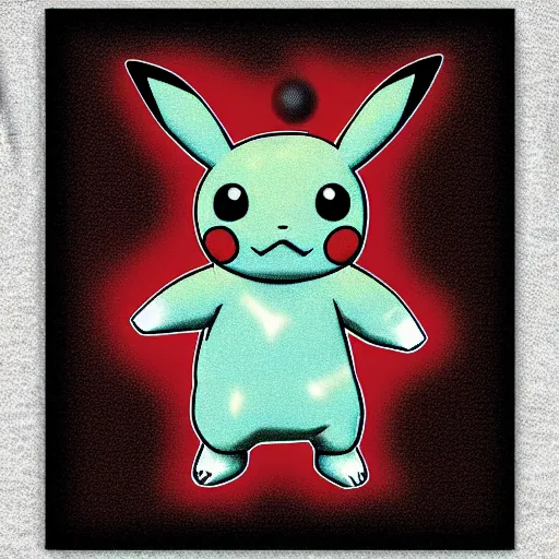 Prompt: xray of pikachu