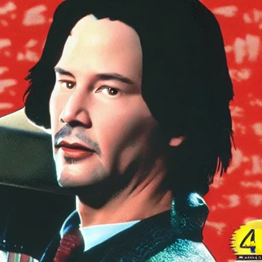 Prompt: Keanu reeves In Back to the future 4K detailed super realistic