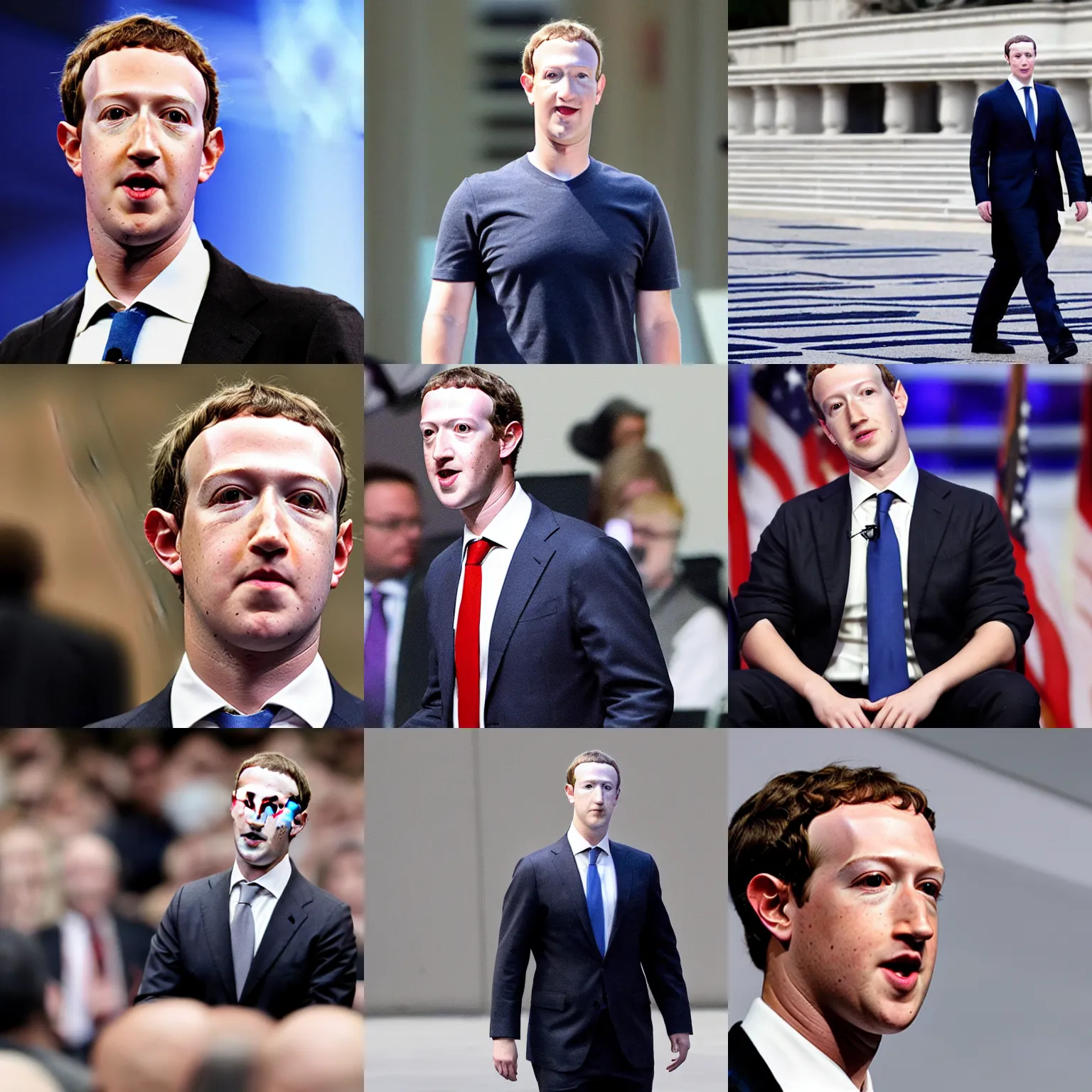 Prompt: mark zuckerberg as a secret service agent