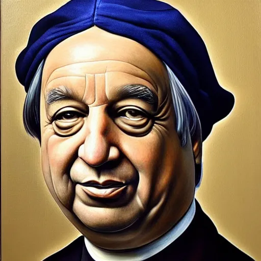 Prompt: ultra realistic portrait painting of Antonio Guterres , painted by Da Vinci