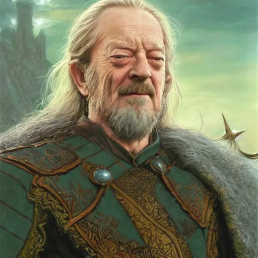 Image similar to old wise king Theoden of Rohan by Mark Brooks, Donato Giancola, Victor Nizovtsev, Scarlett Hooft, Graafland, Chris Moore