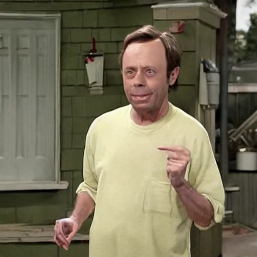 Image similar to norman fell as rickety cricket, it's always sunny in philadelphia, 8 k