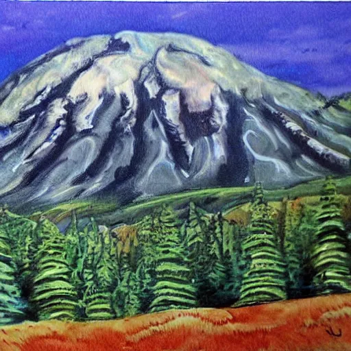 Prompt: skull mountain painting by vereshagin