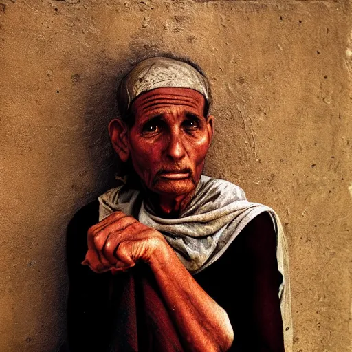 Prompt: this person is a leader, portrait photograph, by steve mccurry