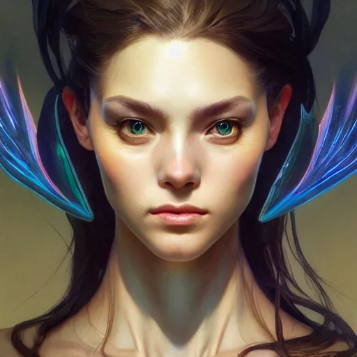 Image similar to perfectly - centered - portrait - photograph of non - human fantasy creature, super highly detailed, professional digital painting, artstation, concept art, smooth, sharp focus, no blur, no dof, extreme illustration, unreal engine 5, 8 k, art by artgerm and greg rutkowski and alphonse mucha loish and wlop