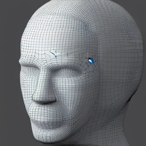 Prompt: 3 d ray traced rendering of jesse's head. 8 k, subsurface scattering, 4 0 0 0 samples, denoised