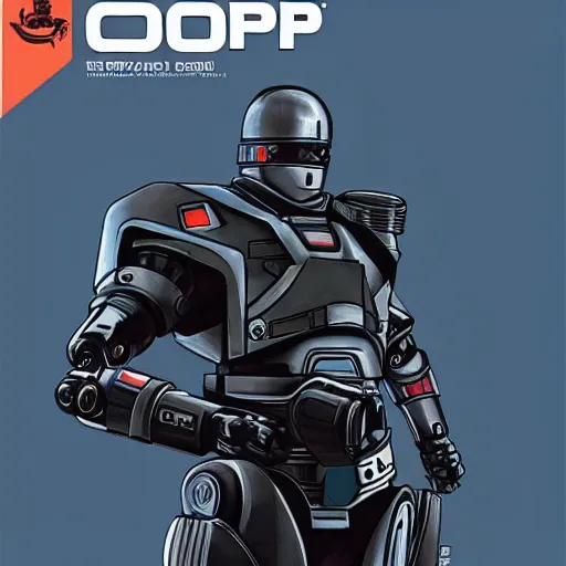 Image similar to robocop 1 9 8 4 as apex legends character