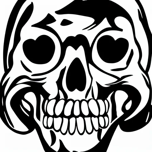 Image similar to bored skull. no background, png