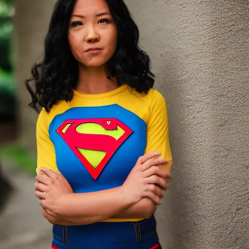 Prompt: portrait photo still of real life supershock dc super hero 8 k, 8 5 mm f 1. 8