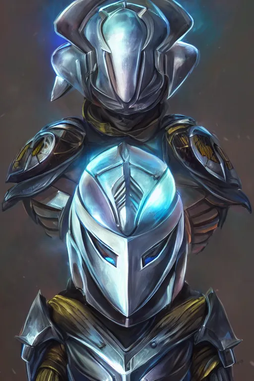 Image similar to helmet armor guardian destiny in witch queen illumination ray tracing hdr fanart arstation by sung choi robot ninja mask and eric pfeiffer and gabriel garza and casper konefal