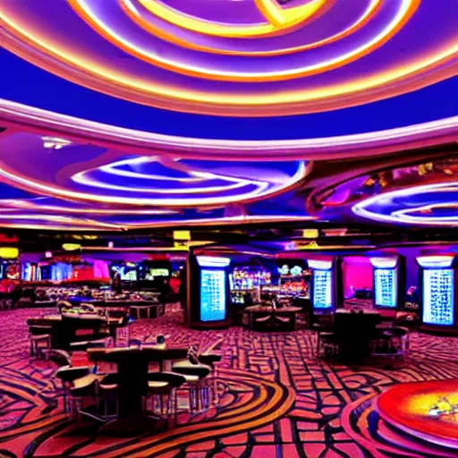 Image similar to futuristic casino