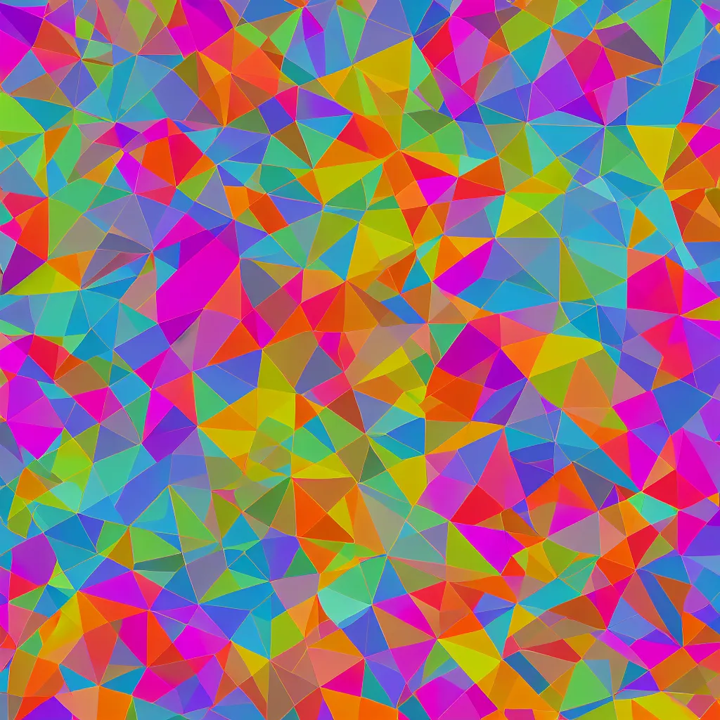 Prompt: geometric tessellation, bright colors, ephemeral, dreamy, highly detailed, 4 k, 8 k