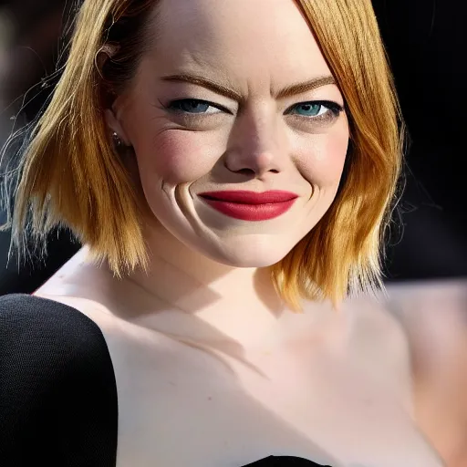 Prompt: emma stone as an personified banana