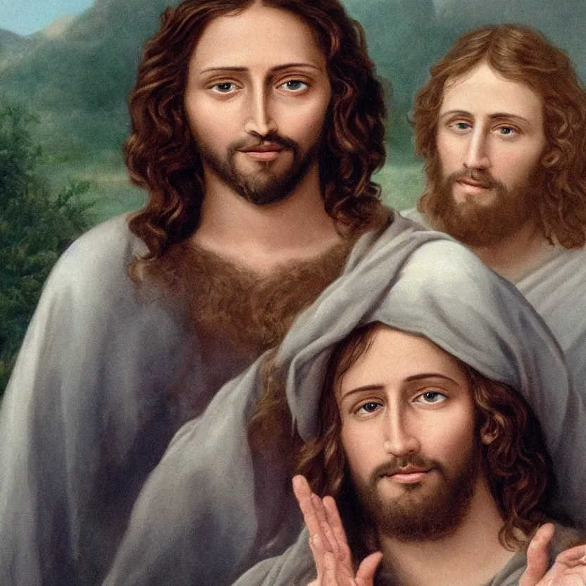 Image similar to the real face of Jesus