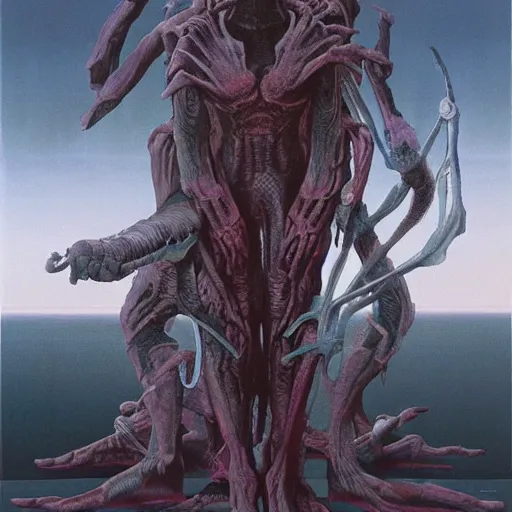 Image similar to the one who watches by Wayne Barlowe