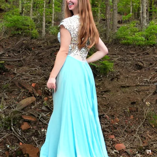 Image similar to fish creep prom dress jesus mountain express