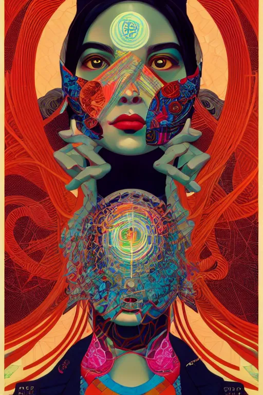 Image similar to portrait of godel's completeness theorem, by tristan eaton, victo ngai, peter mohrbacher, artgerm,