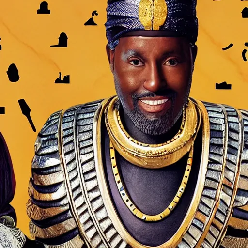 Image similar to Mansa Musa in Schitt’s Creek