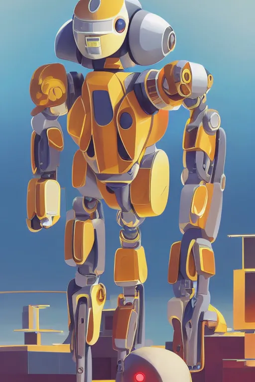 Image similar to metabots medabots medarotto medarot robot minimalist comics helmet mask neon cybereye, behance hd by jesper ejsing, by rhads, makoto shinkai and lois van baarle, ilya kuvshinov, rossdraws global illumination ray tracing hdr radiating a glowing aura