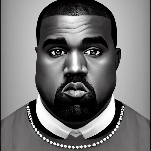 Image similar to fat kanye west, photorealistic 8 k