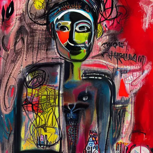 Prompt: a sketch, ultra detailed, daddario, mystical travel, magic, universe, beautiful woman, surreal city, in style of jean - michel basquiat, trending on artstation