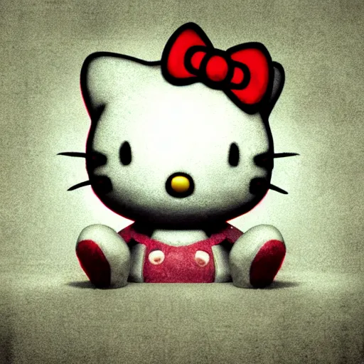 Prompt: Hello Kitty, 8k, octane rendering, blender, studio lighting, artwork by Eric Lacombe,