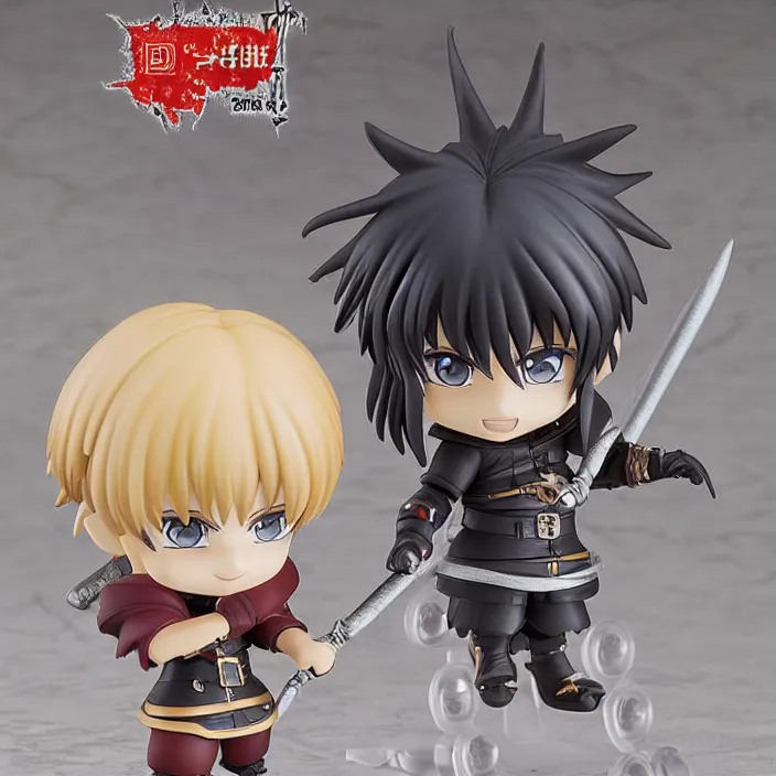 Prompt: Berserk, An anime Nendoroid of berserk, figurine, detailed product photo