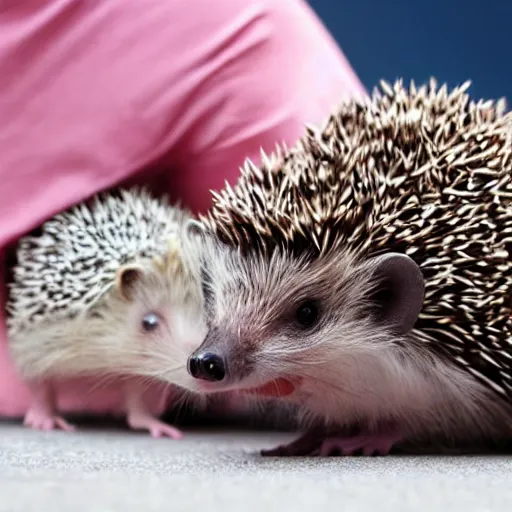 Image similar to hedgehog in pyjamas with hedgehog