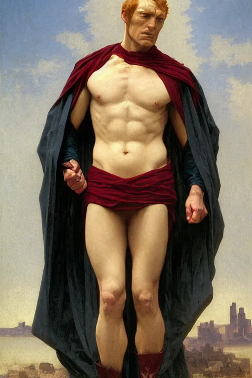 Prompt: Magneto from the X-Men by William Adolphe Bouguereau