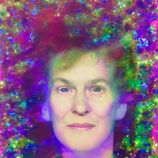 Image similar to beautiful realistic portrait of astral portal by Pipilotti Rist