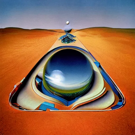 Prompt: a surreal album cover by storm thorgerson