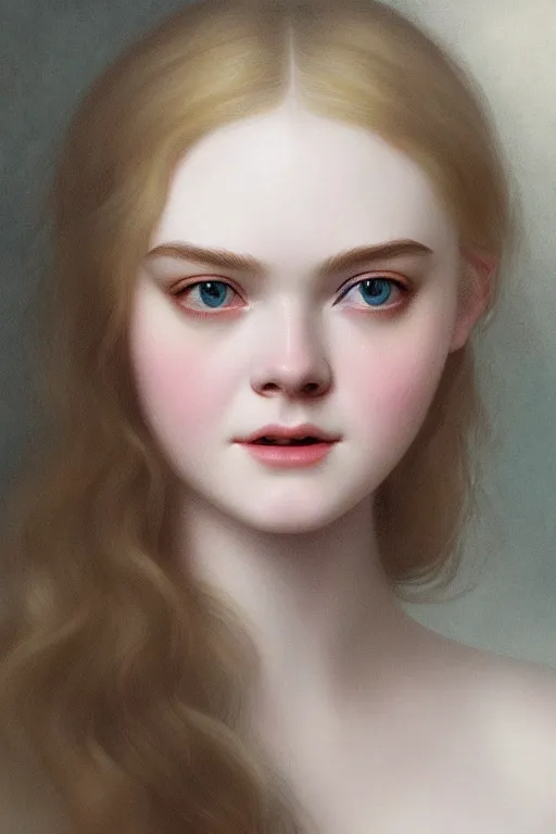 Image similar to elle fanning elle fanning elle fanning traditional corsican intricate highly detailed artstation illustration jurgens rutkowski bouguereau