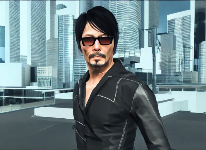 Image similar to hideo kojima's pt in the style of mirror's edge, screenshot