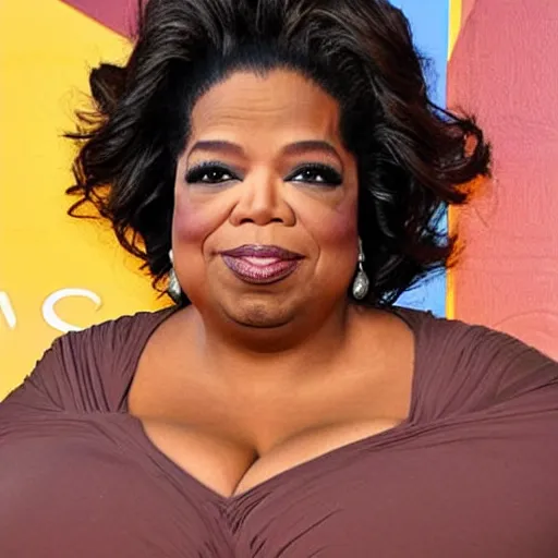 Image similar to Morbidly obese Oprah Winfrey