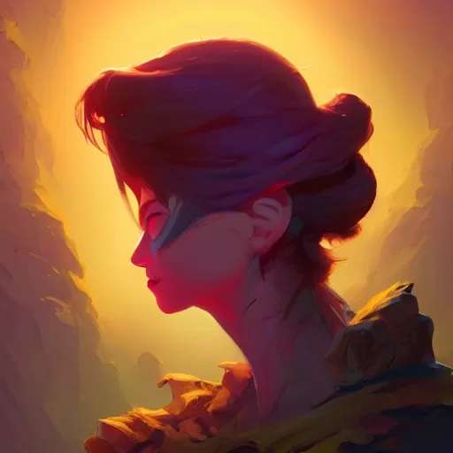 Image similar to profile portrait, maya ali mage, gloomhaven, dynamic lighting, gaudy colors, octane render aesthetic, matte painting concept art, official fanart behance hd artstation by jesper ejsing, by rhads and makoto shinkai and lois van baarle and ilya kuvshinov and rossdraws