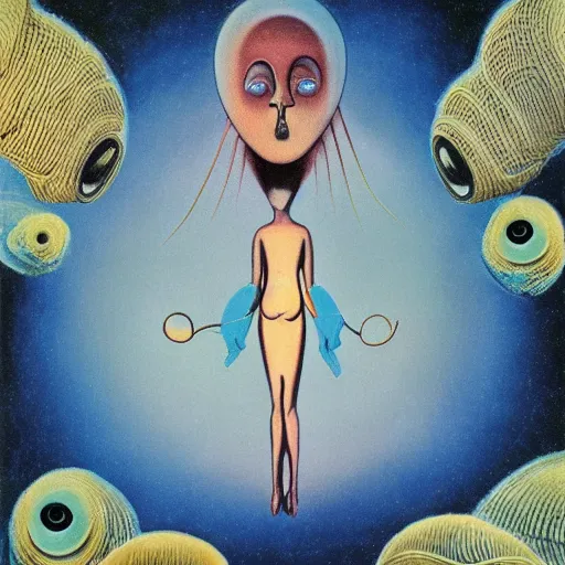 Image similar to fantastic planet traag and om art cinema