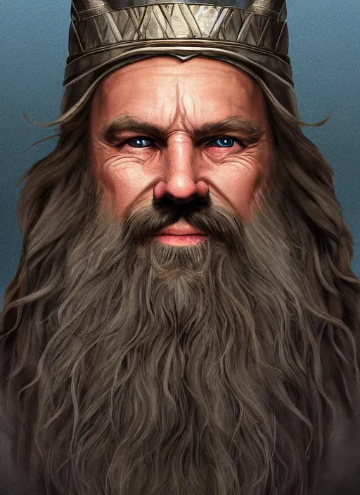 Image similar to character portrait of Steve-O with a long beard as Gandalf, digital art, trending on artstation, 4k