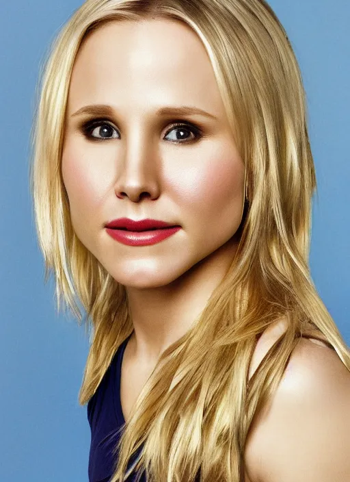 Prompt: portrait of kristen bell, highly detailed, hd, beautiful, subsurface scattering