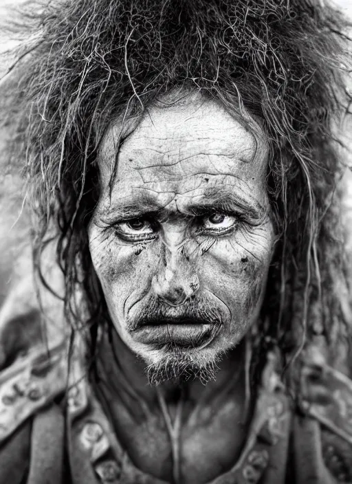 Prompt: Award winning Editorial photo of a Native Liechtensteiners with incredible hair and beautiful hyper-detailed eyes wearing traditional garb by Lee Jeffries, 85mm ND 5, perfect lighting, gelatin silver process