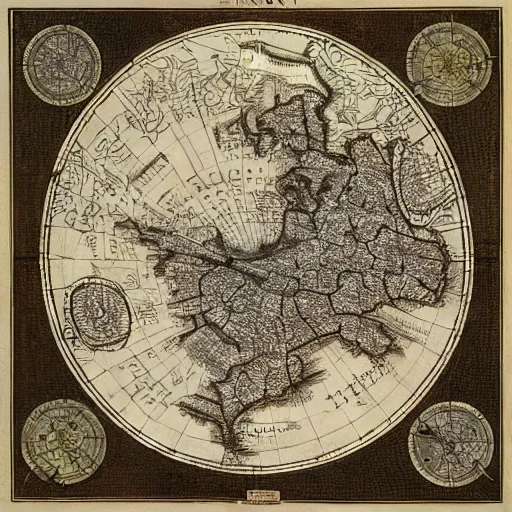 Image similar to photograph of sword engraved medieval map design
