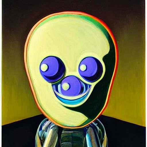 Image similar to alien by wayne thiebaud