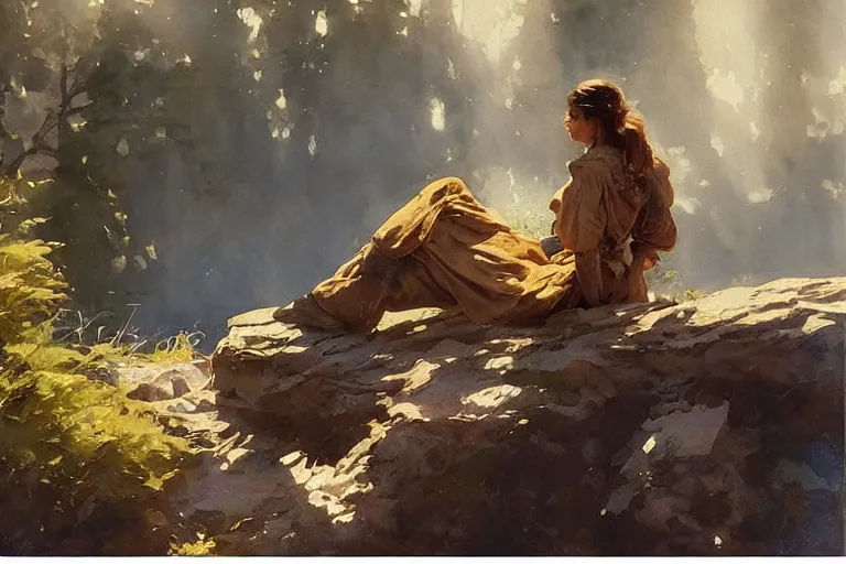 Prompt: watercolor painting of beautiful rustic view, magical, ambient lighting, art by hans gude, art by hans dahl, by jesper ejsing, art by anders zorn, wonderful masterpiece by greg rutkowski, cinematic light, american romanticism by greg manchess, creation by tyler edlin