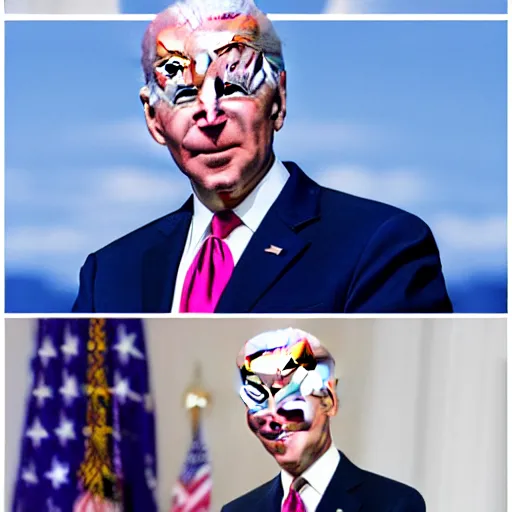 Image similar to joe biden in the style of anime