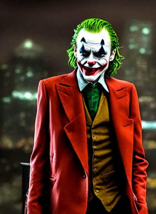 Image similar to Emma Stone as Joker (2019)