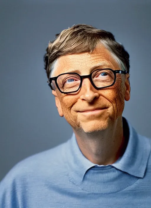 Image similar to bill gates in an icecube